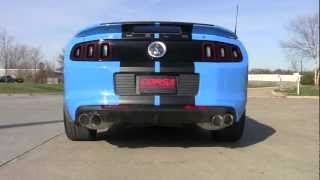 14321BLK Axle-Back Exhaust System 2013-2014 Ford Mustang - video thumbnail 4