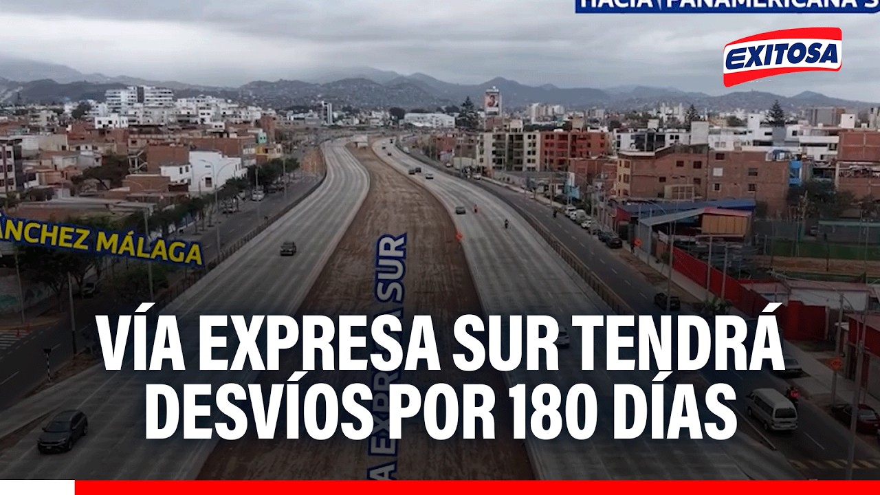 🔴🔵 Vía Expresa Sur tendrá desvíos por 180 días debido a construcción de cuatro puentes