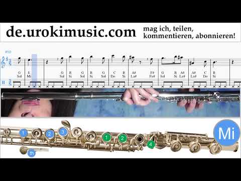 Flötenunterricht Harry Potter - Hedwig's Theme Noten Lernen um-i995