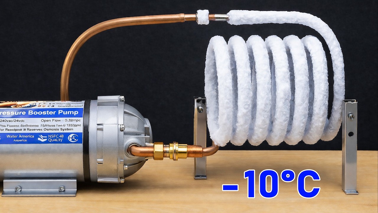 Billions of people need this! Simple AIR CONDITIONER from an RO motor will SHOCK you