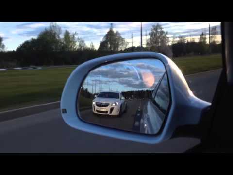 Opel Insignia OPC 325hp vs Audi A3 2.0T Quattro DSG 200hp
