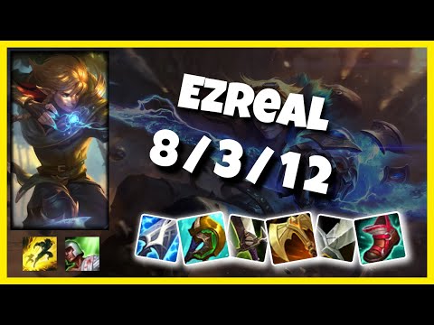 Ezreal vs Kai'Sa Divine Sunderer BR Challenger BOT (8/3/12) Gameplay Replay - Patch 10.24