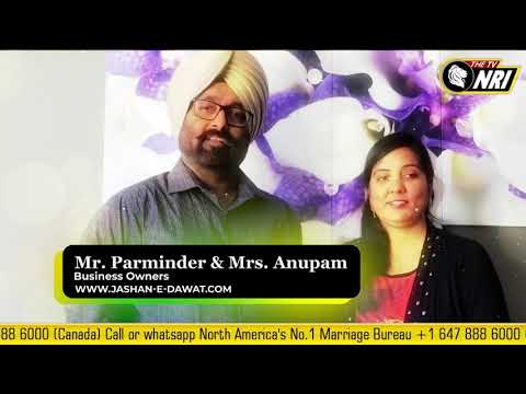 Happy Diwali Wishes from Parminder & Anupam of Jashan-Ae-Dawat to all Tv Nri Viewers