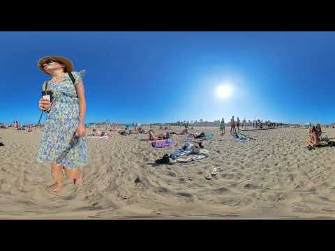 🌞 Spain in Full Summer Mode! 360° Beach Day | SpinWalk 8K VR (2025)