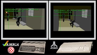 A500 vs Atari ST : ROBOCOP 3 (Side by side comparison)