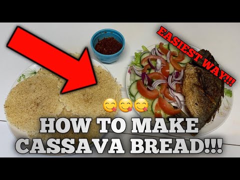HOW TO MAKE CASSAVA BREAD|SIERRA LEONEAN DISH!!!