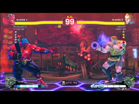 SSF4 Rank Match  Wildcat815 (HK)  vs  robin01 (AB)