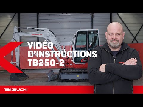 Video d’instruction Takeuchi TB250-2 Excavatrice