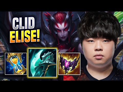 CLID IS A MONSTER WITH ELISE! - HLE Clid Plays Elise JUNGLE vs Jarvan! | Preseason 2023