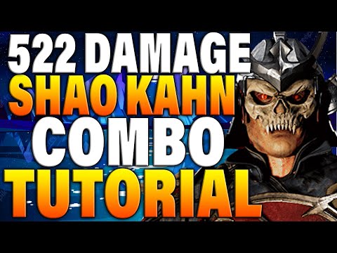 *NEW* Mortal Kombat 11 Shao Kahn Combo Tutorial - Shao Kahn MK11 Combo Guide