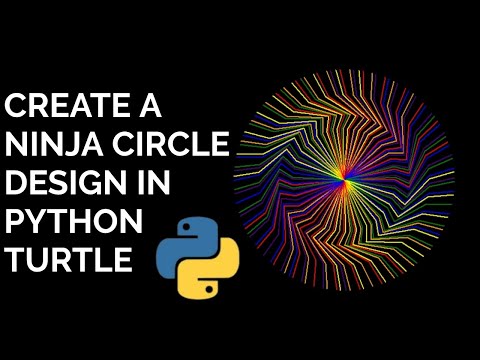 Draw A Ninja Circle In Python Python Coding Mobile Shorts