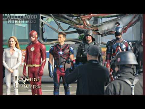 DC TV Crossover "Crisis on Earth X" Sneak Peek Behind the Scenes + Promotional Photos