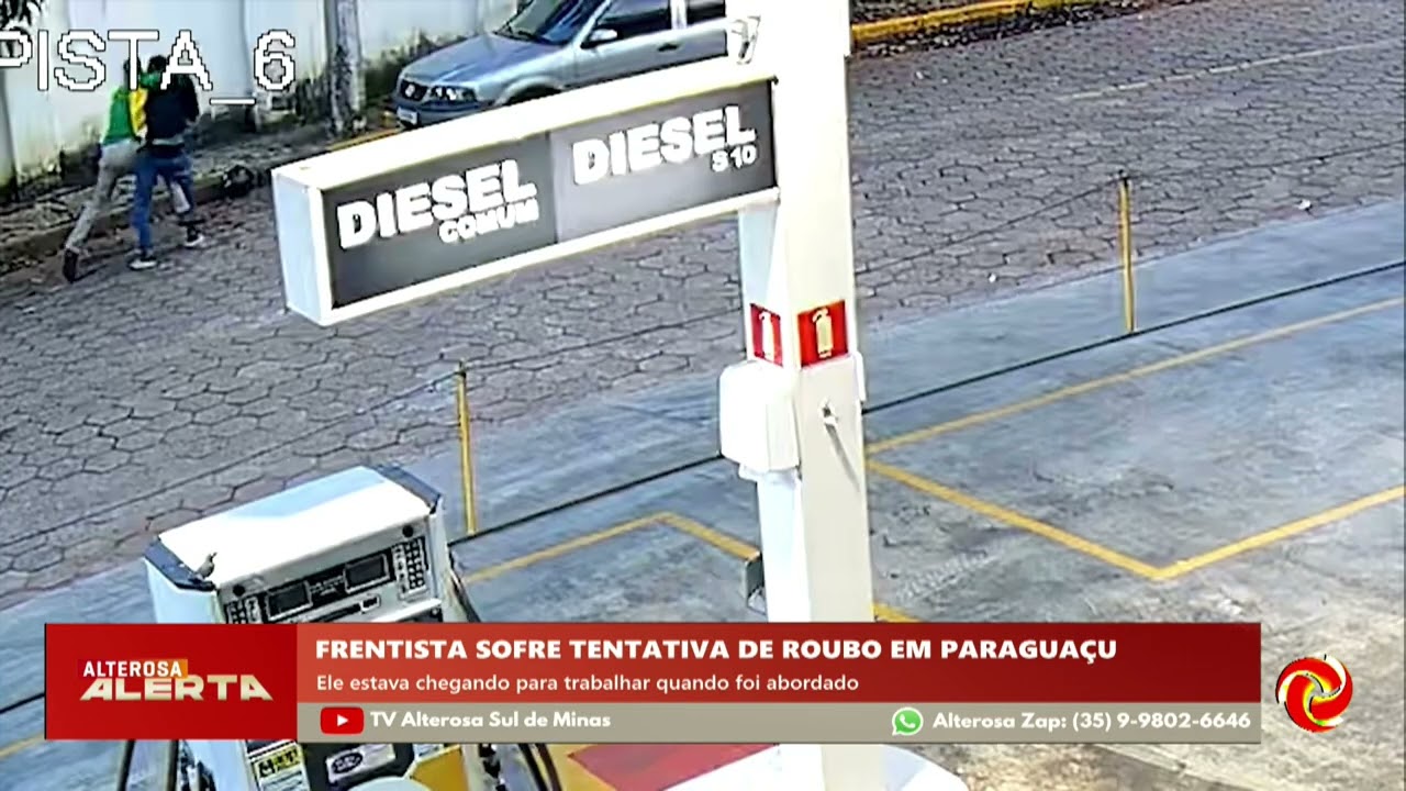 Frentista sofre tentativa de roubo em Paraguaçu