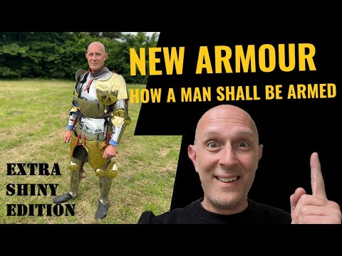 How a Medieval KNIGHT wears their ARMOUR: New armour put on and tested - YouTube