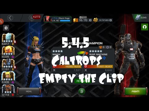 Magik Vs War Machine Act 5.4.5 Caltrops - MCOC