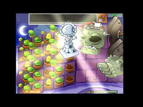 Plants VS Zombies ! 5-9 Last Wave + Final boss + Credits