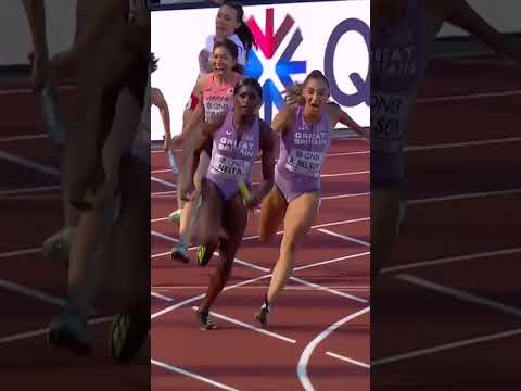 Relay exchange goals 🔥 #athletics #uk #worldathleticschamps #usa #sprint #fast #running #relay