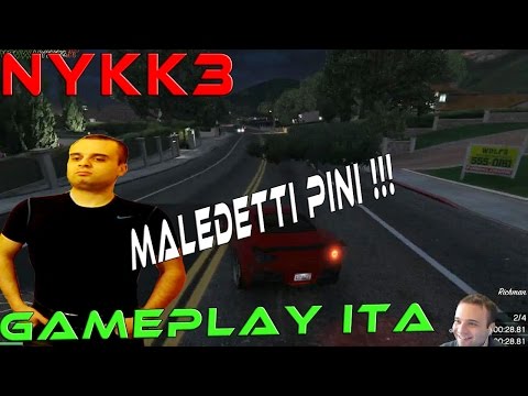 Oddio I Pini In Mezzo Alla Strada !!! - Gare Con Salti + Deathmatch - GTA 5 PC ITA