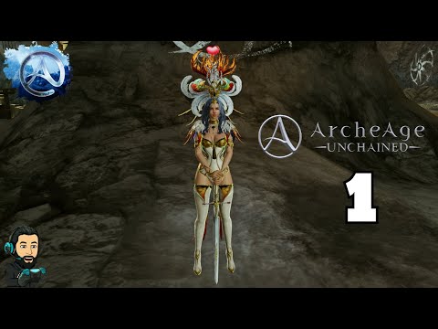 ARCHEAGE UNCHAINED Gameplay - DAHUTA FS Server - Leveling DARKRUNNER - Part 1 [no commentary]