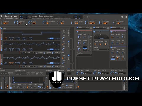 Phase Plant by Kilohearts | Preset Playthrough (No Talk)