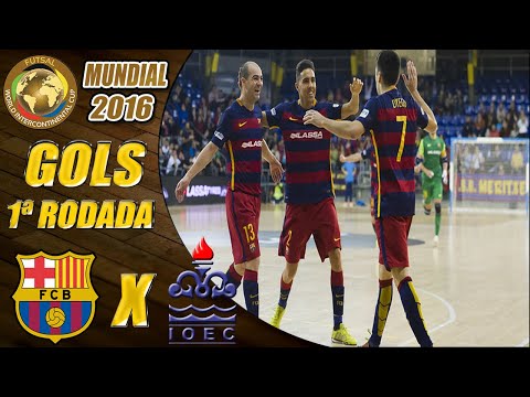 Gols Barcelona X Tasisat Daryaei | 1ª Rodada | Mundial de Futsal 2016 (24/06/2016)