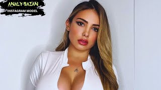 Analy Bazan: The American Plus-Size Bikini Model and Social Media Influencer.JINIYA XYZ