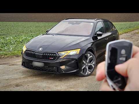 2025 Škoda Octavia RS Combi/Wagon (265 PS) - HIGH SPEED POV TEST DRIVE #autobahn #highspeed #skoda