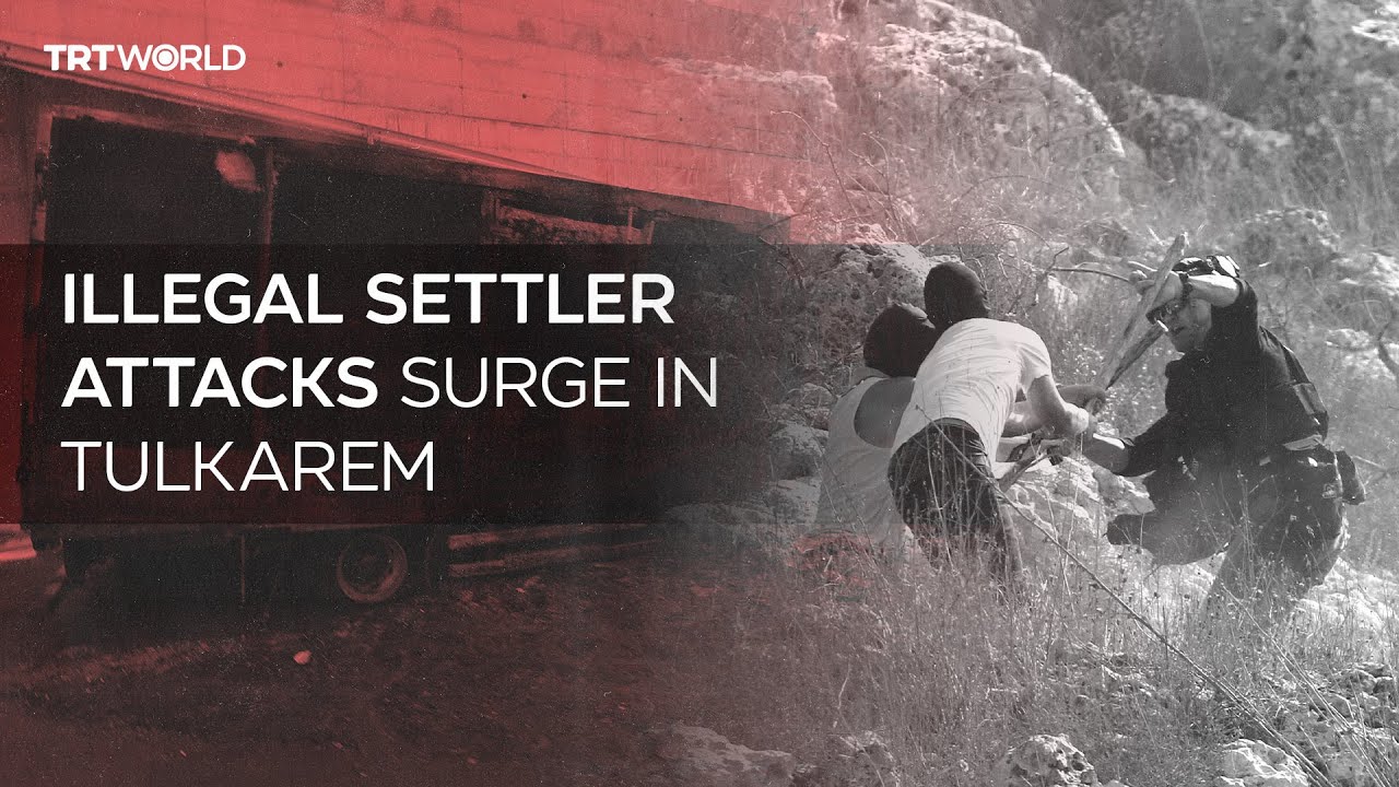 Brutal attacks by illegal Israeli settlers in Tulkarem