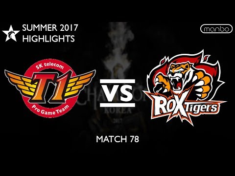 SKT vs ROX All Games Highlights LCK Summer 2017 SK Telecom T1 vs ROX Tigers LoL eSports