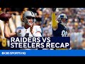 MVP Candidate Derek Carr and The Raiders Beat the Steelers Recap and Analysis | CBS Sports HQ
