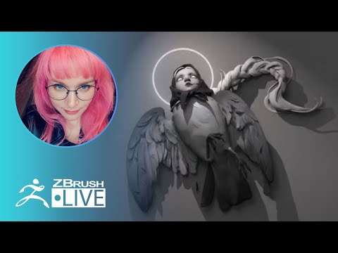 [EN & RU] How to Sculpt Without Concept and Survive - Alina Ivanchenko - ZBrush 2021