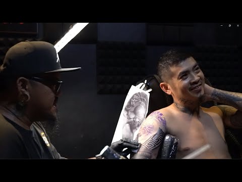 BOSS TOYO Tattoo session with the GENG GENG