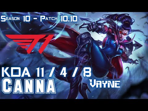 T1 Canna VAYNE vs ORNN Top - Patch 10.10 KR Ranked