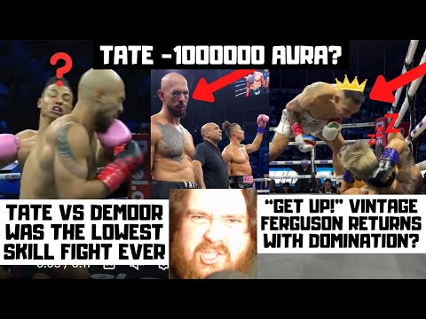 Andrew Tate HUMILIATED In PATHETIC Chase Demoor Loss? Tony Ferguson DESTROYS Opponent? My Reaction