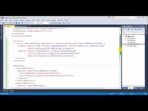 wcf rest service hello world