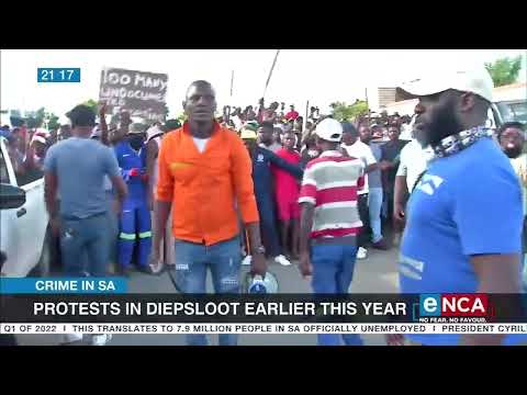 Discussion Protests in Diepsloot earlier this year