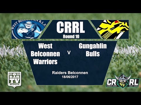 2017 Canberra RL Round 10 - West Belconnen Warriors v Gungahlin Bulls