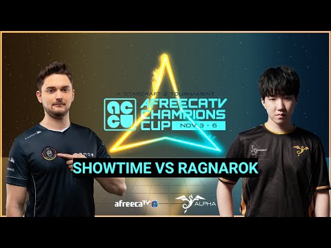 StarCraft 2: SHOWTIME vs RAGNAROK - AfreecaTV Champions Cup | Group D Match 4