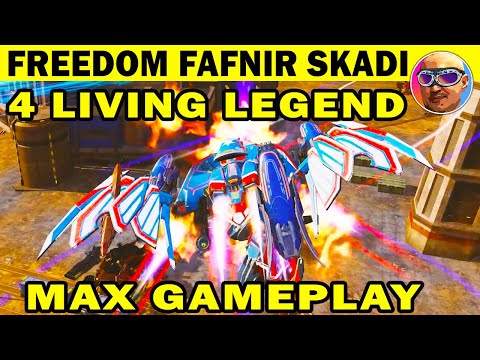 FREEDOM FAFNIR SKADI 4 LIVING LEGEND MAX GAMEPLAY WR MK3 WAR ROBOTS