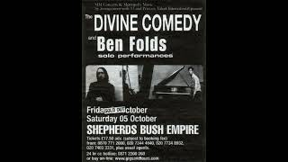 The Divine Comedy with Ben Folds - Bernice Bobs Her Hair (live, London 4th October 2002)