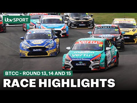 RACE HIGHLIGHTS: BTCC Round 13, 14 and 15 @ Oulton Park 2025 | ITV Sport
