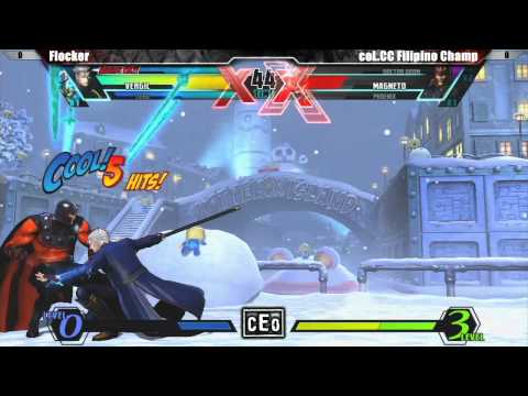 UMVC3 Top 8 Flocker vs coL.CC Filipino Champ - CEO 2012 Tournament