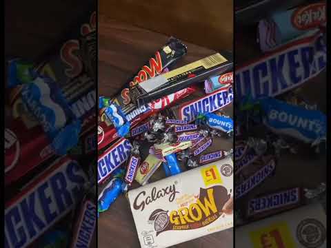 Snickers, Kitkat and Mars _ ASMAR  #youtubeshorts #asmar #chocolate #fyp #kitkat #snickers  #mars