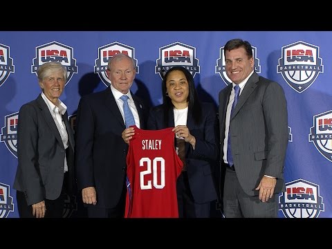 Dawn Staley USA Basketball Press Conference — 3/10/17