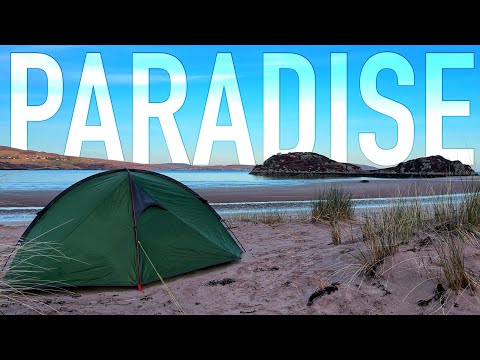First Time Beach Camping on the rugged West Coast of Scotland