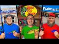 100 Bass Pro Shops Vs Academy Vs Walmart Fishing Challenge