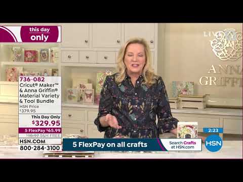 Cricut Maker and Anna Griffin Material Variety and Tool ...