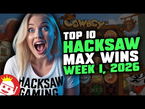 🔥 TOP 10 HACKSAW GAMING MAX WINS OF WEEK 1 / 2026 | REAL PLAYER WINS