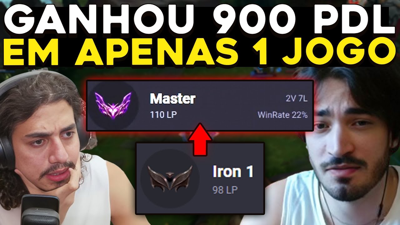 DO FERRO IV AO MESTRE EM APENAS 1 PARTIDA, PROMESSA DO JOVIRONE - RENECRODILO LEAGUE OF LEGENDS