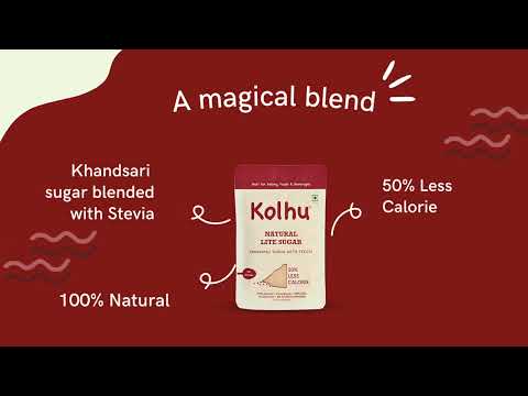 Form: powder kolhu natural lite sugar, for beverages